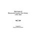 Marriages of Monmouth County, New Jersey, 1795-1843