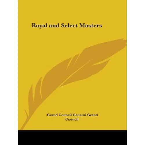 Royal and Select Masters