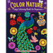 Color Nature: Easy Coloring Book for Adults, Large Print Designs for Stress Relieving and Relaxation