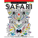 Safari Coloring books: Wild Animals Flowers Mandala and Doodle Pattern