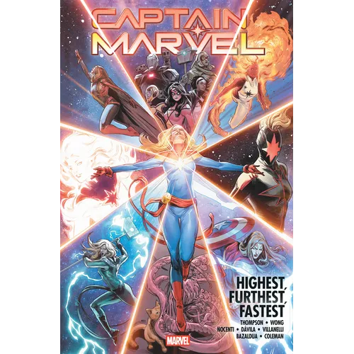 Captain Marvel: Highest, Furthest, Fastest Omnibus Carmen Carnero Cover