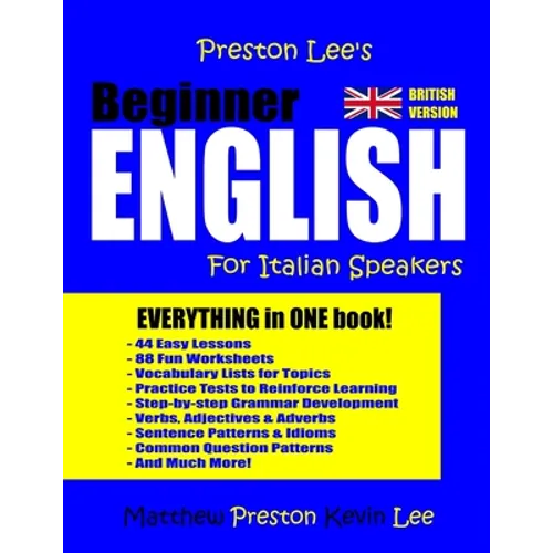 Preston Lee's Beginner English For Italian Speakers (British)