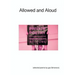 Allowed and Aloud: Selected Poems by Gus Simonovic
