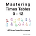 Mastering Times Tables 0 - 12