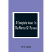 A Complete Index To The Names Of Persons, Places And Subjects Mentioned In Littell'S Laws Of Kentucky: A Genealogical And Historical Guide
