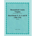 Shenandoah County, Virginia, Deed Book Series, Volume 2, Deed Books E, F, G, H 1784-1792