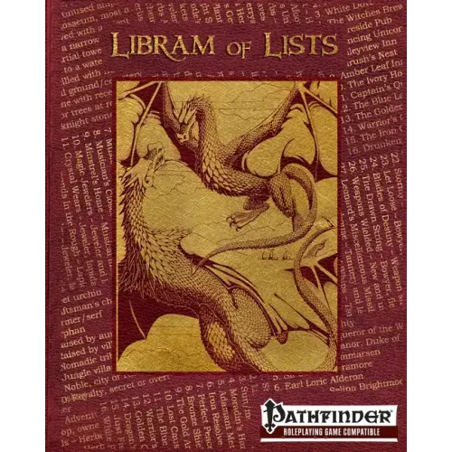 Libram of Lists: Pathfinder RPG Compatible