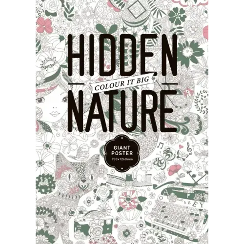 The Hidden Nature Coloring Poster