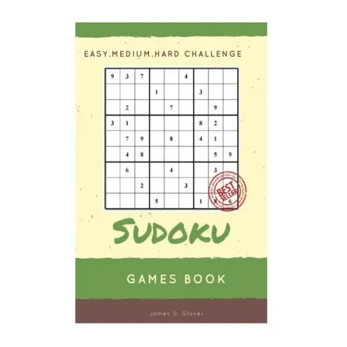 Sudoku Games Book: Easy, Medium, Hard Handheld Puzzle, Large Print, 1 Game per Page, All Age, Adults
