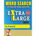 WORD SEARCH PUZZLES EXTRA LARGE PRINT FOR ADULTS IN FRENCH - Delta Classics - The LARGEST PRINT WordSearch Game for Adults And Seniors - Find 2000 Cle