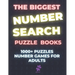 The Biggest Number Search Puzzle Books: 1000+ Puzzles Number Games For Adults