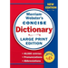 Merriam-Webster's Concise Dictionary: Large Print Edition
