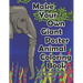 Make Your Own Giant Poster Animal Coloring Book Chameleon, Elephant and Giraffe