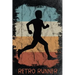 Retro Runner: Funky 365 days runners log book to track your day-by-day training progresses