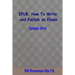 EPUB, How To Write and Publish an Ebook