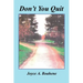 Don't You Quit