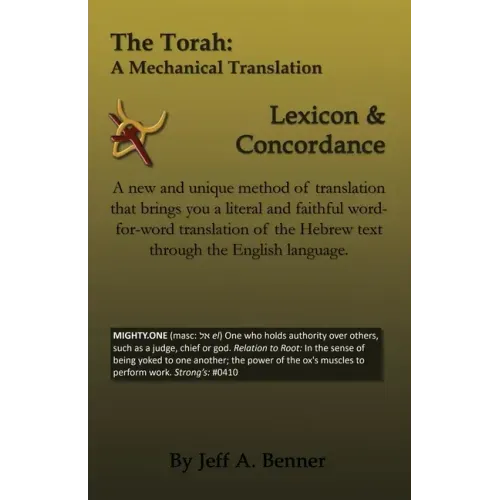 The Torah: A Mechanical Translation - Lexicon and Concordance