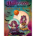 Halloween and Autumn Coloring Book by Molly Harrison: A Halloween coloring book featuring 25 pages of line art to color! Witches, Vampires, and More!