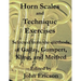 Horn Scales and Technique Exercises