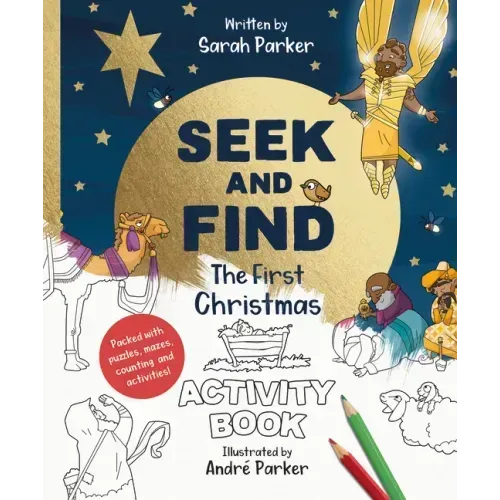 Seek and Find: The First Christmas Activity Book: Packed with Puzzles, Mazes, Counting, and Activities!
