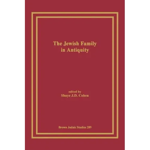The Jewish Family in Antiquity