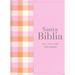 Biblia Rvr 1960 Compacta Símil Piel Cuadros Rosa Claro (Bible Rvr 1960 Compact Size Leatherlike Light Pink Checked Pattern (Spanish Edition)