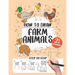 How to draw farm animals: 21 step-by-step