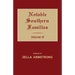 Notable Southern Families. Volume III