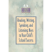 Reading, Writing, Speaking, and Listening: Keys to Your Child's School Success