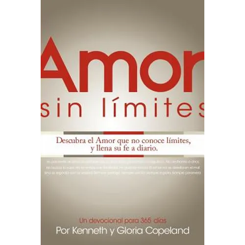 Amor Sin Limites Devocional: Limitless Love Devotional