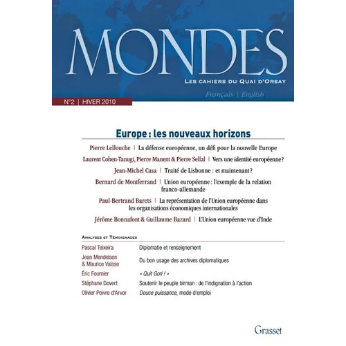 Mondes n°2 - Les cahiers du Quai d'Orsay