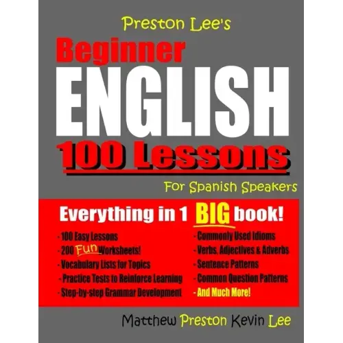 Preston Lee's Beginner English 100 Lessons For Spanish Speakers