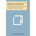 American History and American Historians: A Review of Recent Contributions to the Interpretation of the History of the United States