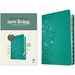 NLT Super Giant Print Bible, Filament Enabled (Leatherlike, Peony Rich Teal, Indexed, Red Letter)