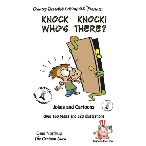 Knock Knock ! -- Who's There ? -- Jokes and Cartoons: in Black + White