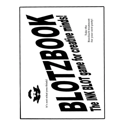 Blotzbook: The INK BLOT game for creative minds!