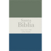 Biblia Rvr 1960 Letra Grande Tamaño Manual Tricolor Verde Oscuro Crema Turquesa Oscuro Con Cierre E Índice (Bible Rvr 1960 Large Print Handsize Leathe