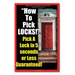 Picking - Picks - Locksmith - How To Lock Pick - How Can You Pick A Lock - How To Pick LOCKS! Pick A Lock in 5 seconds or Less Guaranteed!
