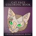 Cat Face Coloring Book: 30 Easy Line Drawing Cat Face Coloring Pages.