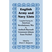 English Army and Navy Lists, Compiled During the American Revolutionary War by Ansbach-Bayreuth Lieutenant Johann Ernst Prechtel