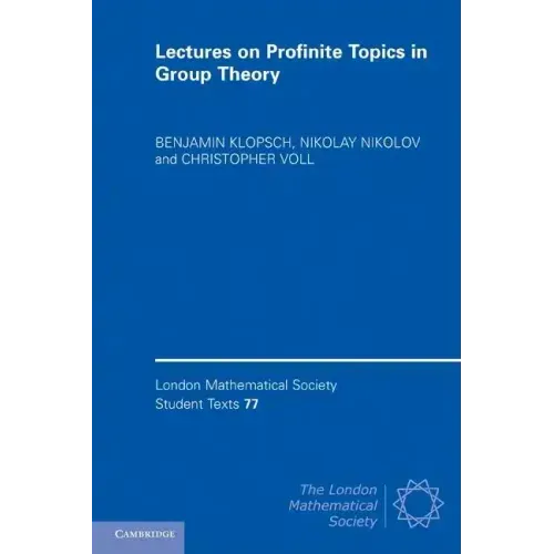 Lectures on Profinite Topics in Group Theory