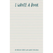 I Wrote A Book