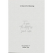In Search for Meaning