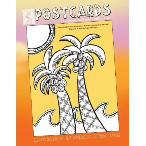 Postcards: coloring book for creative adults