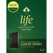 NLT Life Application Study Bible, Third Edition, Large Print (Leatherlike, Black/Onyx)