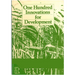 One Hundred Innovations for Development