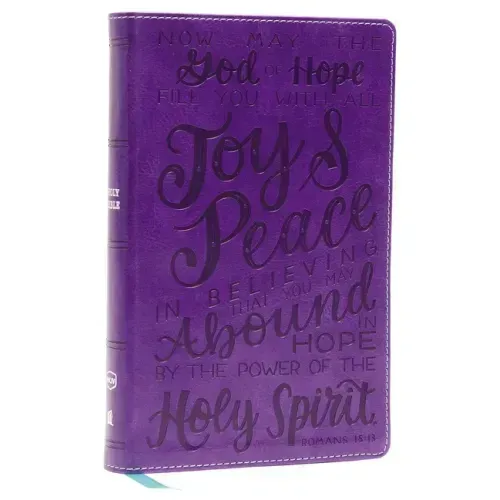 Nkjv, Holy Bible for Kids, Verse Art Cover Collection, Leathersoft, Purple, Comfort Print: Holy Bible, New King James Version