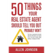 50 Things Your Real Estate Agent Should Tell You But Probably Won't