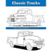 Classic Trucks: Adult Coloring Book