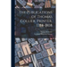 The Publications of Thomas Collier, Printer, 1784-1808
